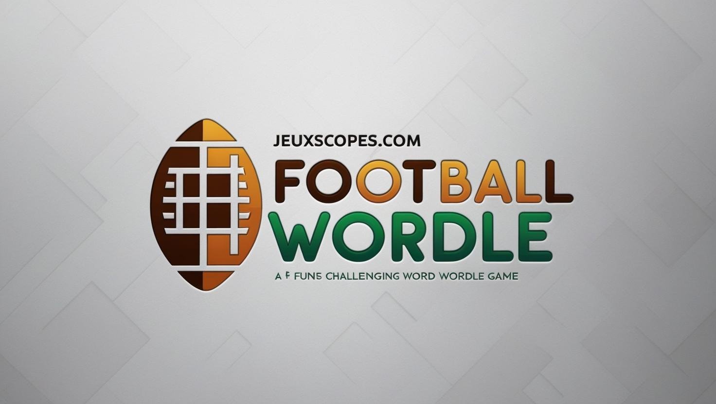 Football Wordle Logo